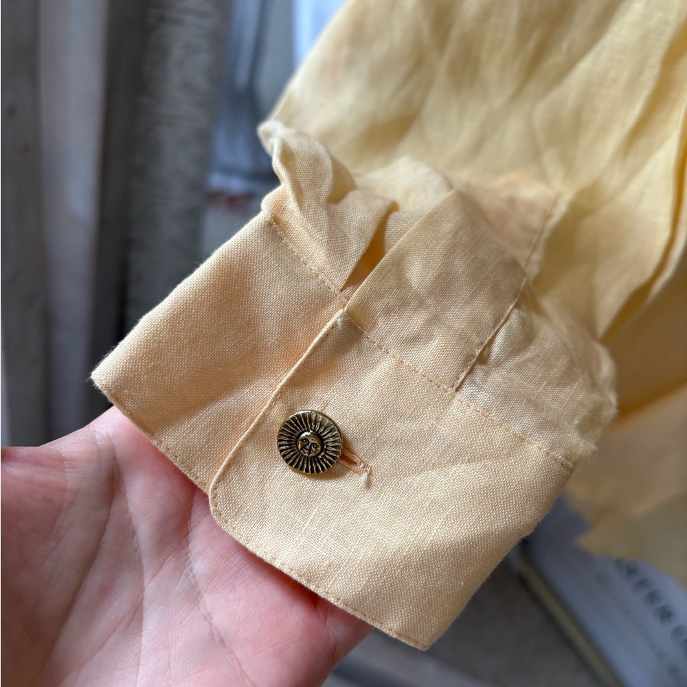 GUCCI light Yellow Button-Up Shirt - Picture 5 of 8